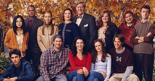 Affiche promotionnelle de la série Gilmore Girls (2000 – 2007)