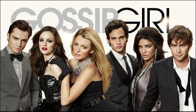 Affiche promotionnelle de la série Gossip Girl (2007 – 2012)