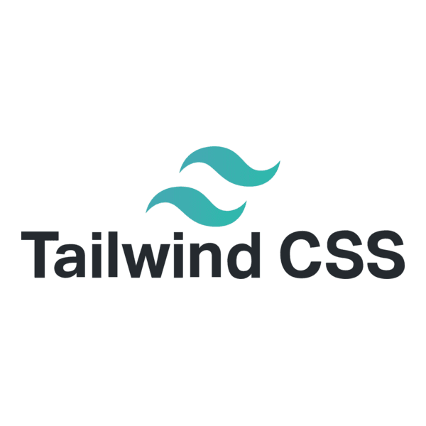 Logo Tailwind CSS avec son dégradé bleu